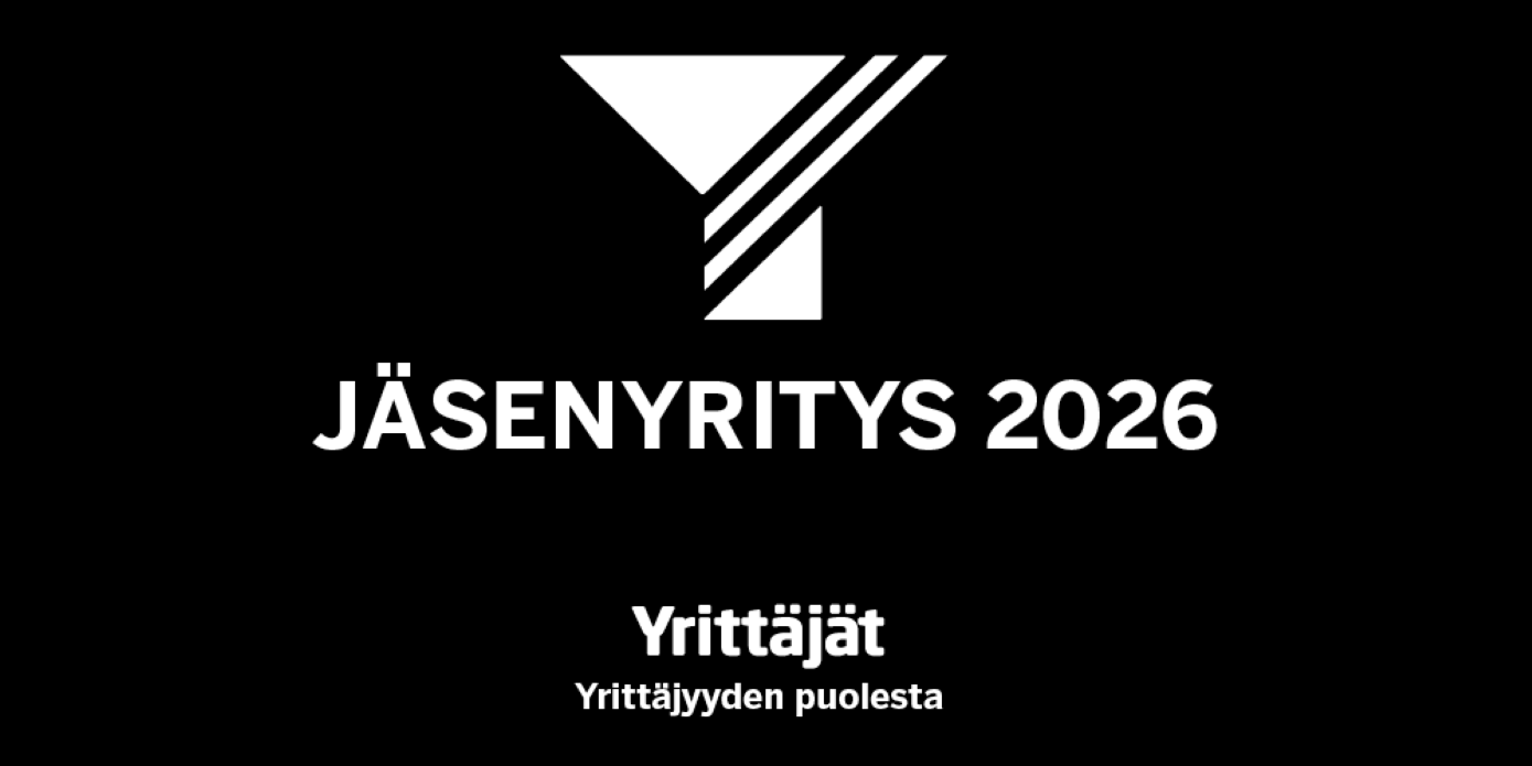 Suomen Yrittäjät – Jäsenyritys 2026 -tunnus